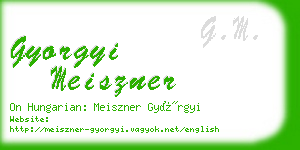 gyorgyi meiszner business card